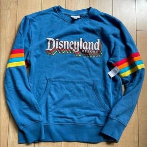 Disneyland Retro Rainbow Stripe Sweatshirt